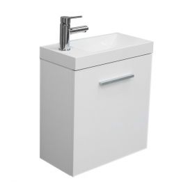 Emma fonteinmeubel 50 x 25 cm wit