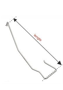 FOS panhaak 435/058 panlat 22-25 mm/ca 148 mm RVS - 250 stuks