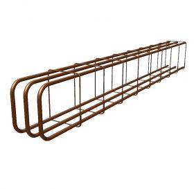 Wapeningskorf gesloten kop 12mm 3000mm lang voor kist 550x500mm (b x h)