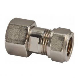 Gaskoppeling M-24x15mm knel Vernikkeld