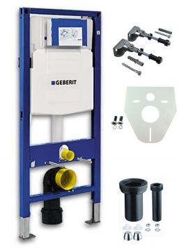 Geberit inbouwreservoir Duofix UP-320 met isolatie en bevestiging