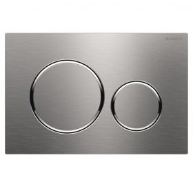 Geberit Sigma 20 drukplaat RVS geborsteld staal