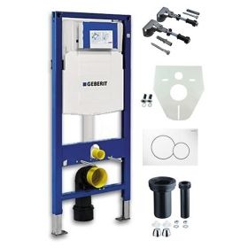 Geberit UP-320 inbouwreservoir + Sigma-01 drukplaat wit
