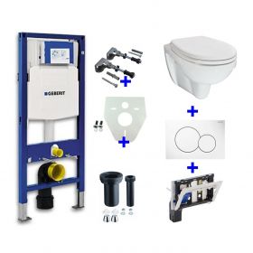 Geberit UP-320 + toiletblokhouder + Trevi O.P. + Sigma 01 wit