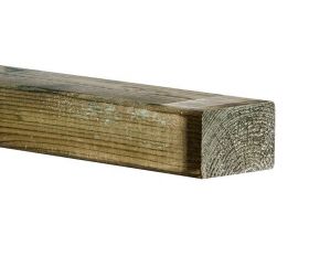 Vuren C Geschaafd Druk Geïmpregneerd - 50x75mm (300cm) (nettomaat 44x70mm)