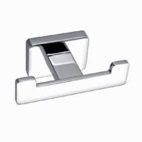 Handdoekhaak vierkant chroom