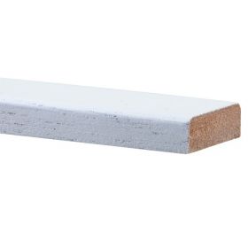 Hardhout koplat / architraaf - recht gegrond 12x45x4900
