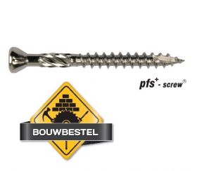 PFS Hardhoutschroeven Verzonken Kop Torx * 4x40 Rvs / Inox C2 (T-15) - 200 stuks