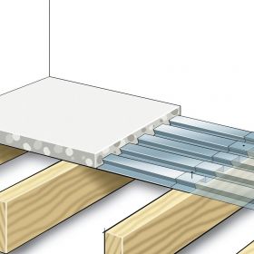 Hoe maak ik een lichtgewicht betonvloer op zwaluwstaartplaten?