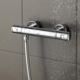 Hoe plaats ik een thermostatische douchekraan of badkraan? 