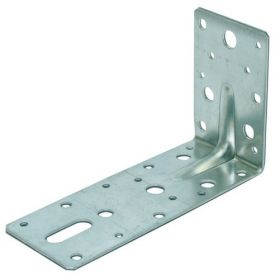 Hoek / Hoekanker / Versterkingshoek 90X150mm 60X2.5 Met Ril 115x2 Sendzimir Verzinkt - per stuk