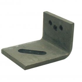 Hoekanker / hoekijzer zwaar | Staal verzinkt | 60x100mm 80x10mm | 25 stuks