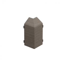 Hoekstuk sierlijst modern Keralit Vergrijsd ceder - Classic (met houtnerf)