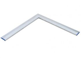 Hoekwandrij SUPER PROF aluminium trapezium. 2 x 75 cm