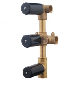 Wiesbaden Inbouwdeel 3-wegs douchethermostaat