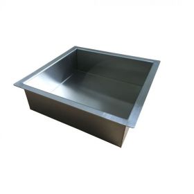 Wiesbaden RVS inbouwnis 30x30x10cm