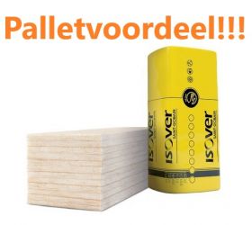 Isover Sonepanel 1350x600x75mm - verpakt 6.48m2 / 8 platen per pak - 20 pakken = 129.6m2 - Palletvoordeel!!!