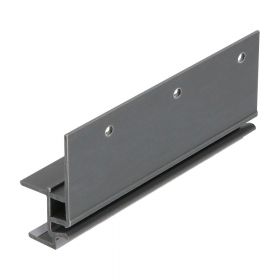 Keralit dakrandmontageprofiel 17mm Zwartgrijs - Classic (met houtnerf) 600 cm