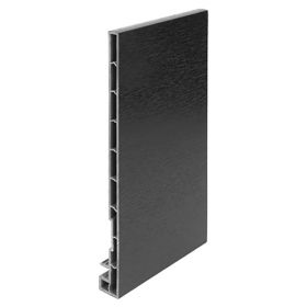 Keralit dakrandpaneel 200mm Zwartgrijs - Classic (met houtnerf) 600 cm