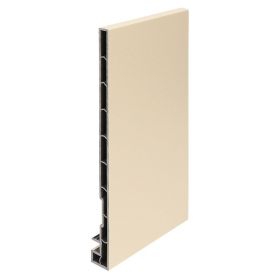 Keralit dakrandpaneel 250mm Licht ivoor - Classic (met houtnerf) 600 cm