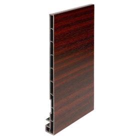 Keralit dakrandpaneel 250mm Mahonie - Classic (met houtnerf) 600 cm