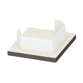 Keralit eindkap voor inwendig/uitwendig hoekprofiel 32x32mm Kwartsgrijs - Classic (met houtnerf)