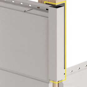 Keralit uitwendig hoekprofiel 32x32mm 400 cm