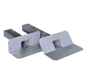 Kiezelbak lood U 6x10 45 90gr