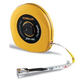 Komelon UniGrip Neo glasfiber meetband met bandeinde G - 30 m