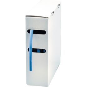 Krimpkous-box met gekleurde krimpkous 24,4 mm blauw | 5 meter