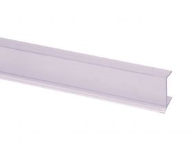 Kunststof keukenplintprofiel transparant 13 x 24 mm 260 cm