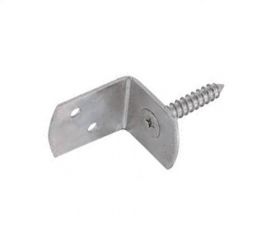 L-Steun Met Schroef RVS per 4 st.