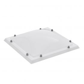 Lichtkoepel 70x70cm 2-wandig pc/ac Opaal Bolvormig (TIJDELIJK NIET LEVERBAAR)