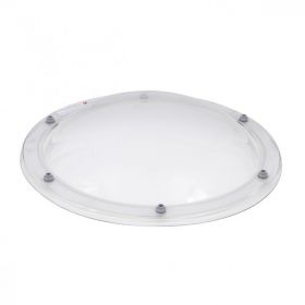 Lichtkoepel 120cm 3-Wandig PC/AC/AC Glashelder Bolvormig (TIJDELIJK NIET LEVERBAAR)