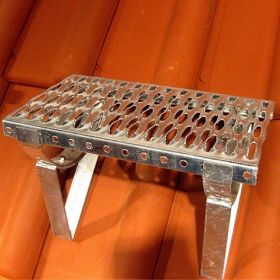 Looprooster dakpannen zwart 40cm