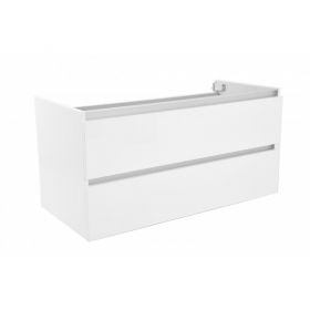Wiesbaden Vision losse onderkast met 2 laden 100x46 cm wit