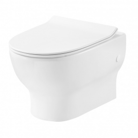 Mercurius Twenty rimless wandcloset met nano-coating & softclose zitting wit