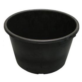 Metselkuip / Mortelkuip zwart 65 liter. diam. 45/59 cm H. 34 cm