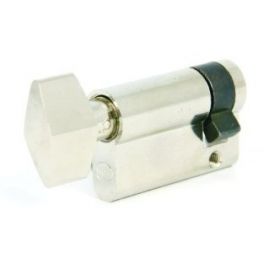 M-LOY messing vernikkelde knopcilinder - 30 - 30 mm