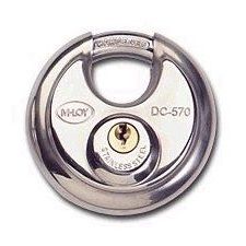 M-LOY RVS discushangslot verschillend sluitend - 70 mm