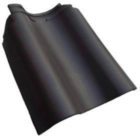 Monier OVH206 Gevelpan Links - Zwart Glazura Engobe