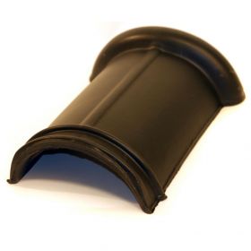 Monier OVH206 Halfronde Vorst - Zwart Glazura Engobe