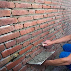 Metselwerk van Muur Voegen