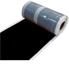 Nedsaflex loodvervanger - 30 cm zwart zelfklevende flexibele aansluitrol