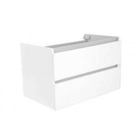 Wiesbaden Vision losse onderkast met 2 laden 80x46 cm wit