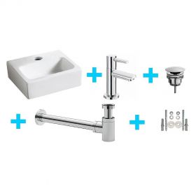 Wiesbaden Leto fontein + Amador toiletkraan chroom