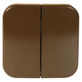 Opus 1 serie bedieningselement sepiabruin