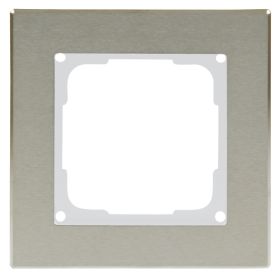 Opus 55 Fusion edelstalen afdekraam Eenvoudig wit