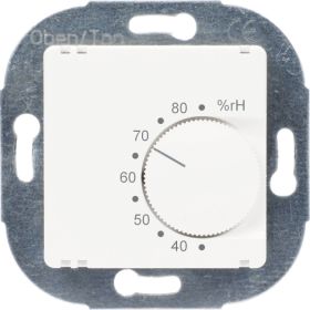 Opus 55 hygrostaat alu - zilver - zijdeglans