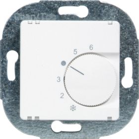 Opus 55 kamerthermostaat, wisselcontact, met stuuringang nachtverlaging antraciet - zijdeglans